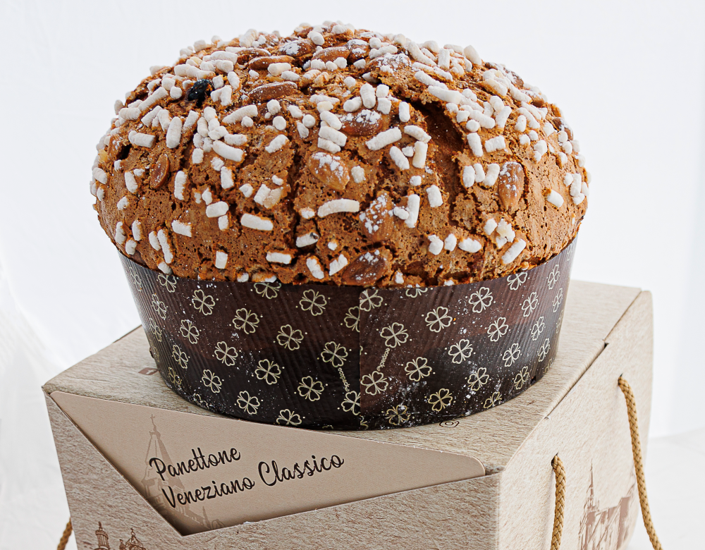 Panettone veneziano mandorlato classico artigianale